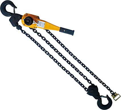 [TEAM-TRC10] Team Equipment 1 1/2 Ton Chain Lever Hoist Come-A-Long (WLL 3,000 lbs.)
