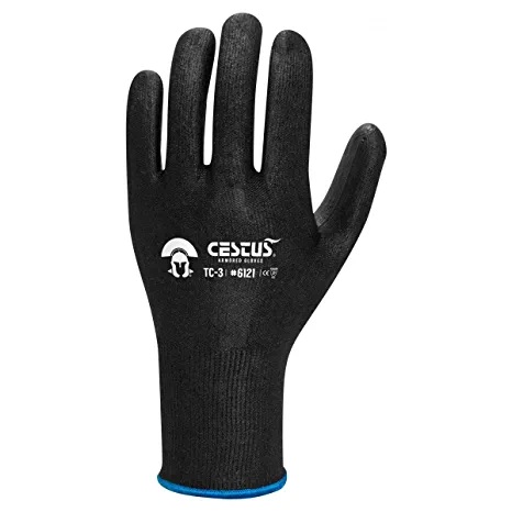 Cestus Gloves - TC3 (Cut 3 - Black)