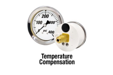 Innovative Controls Temperature Compensation Style Pressure Gauges