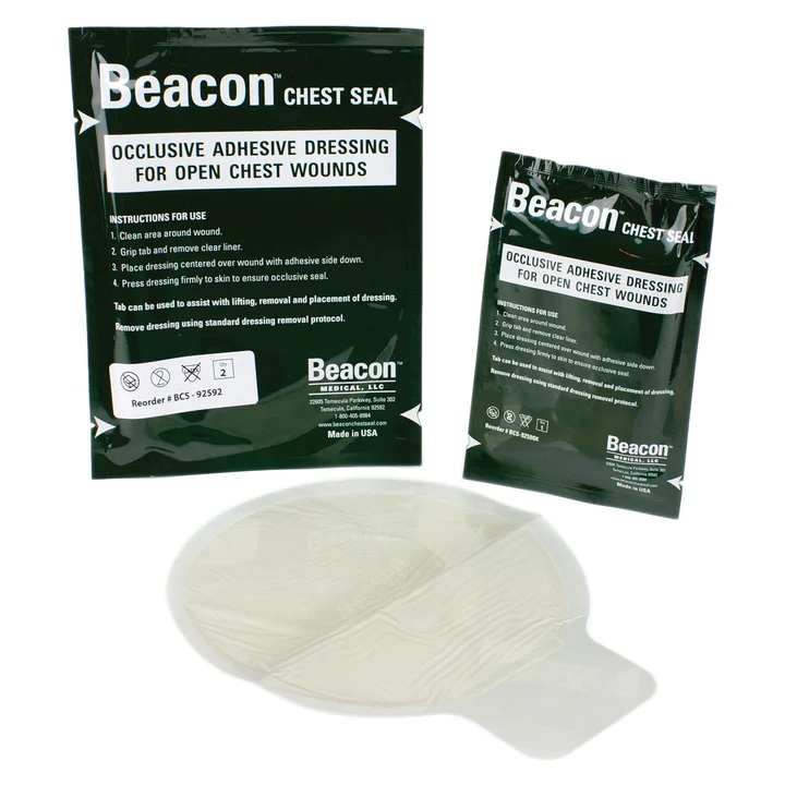 TacMed Solutions Beacon™ Chest Seals - Vented & Nonvented