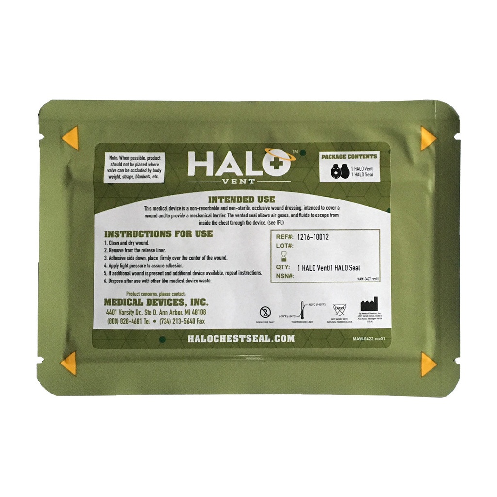 TacMed Solutions HALO™ Chest Seal - Combo