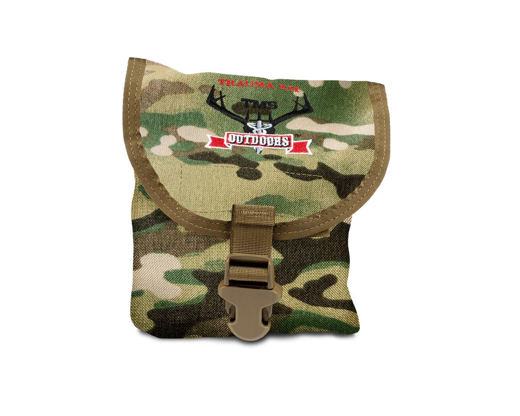 TacMed Solutions Outdoor Trauma Kit - Ballistic Response Pack Hemostatic Version - Multi-Cam Pouch