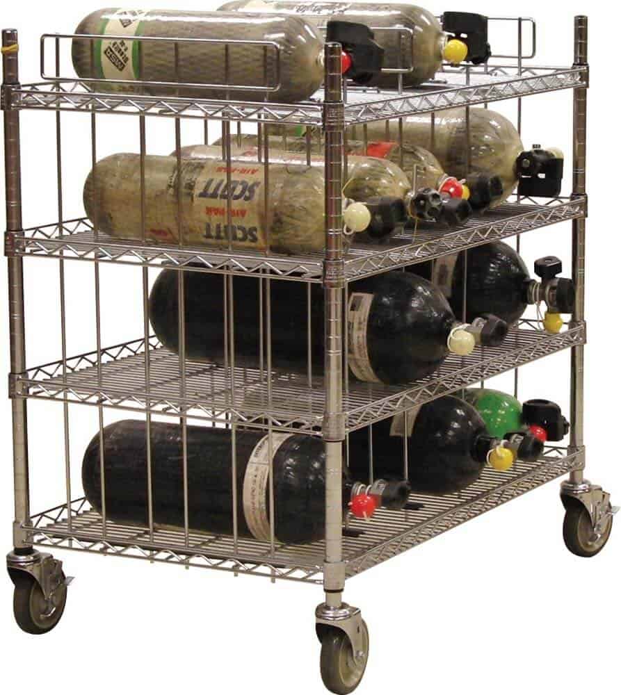 Ready Rack SCBA Mobile Bottle Carts