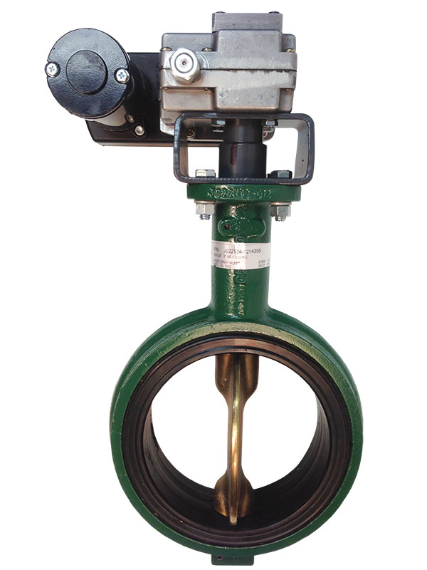 Darley Electric Butterfly Valve w/Manual Override