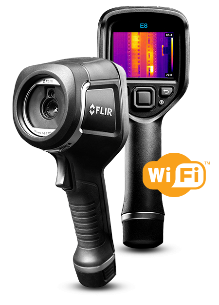 FLIR E8xt IR Camera w/MSX and WiFi 320 x 240 Resolution/9Hz