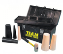Team Equipment 6 pc. Hardwood & Neoprene Plug Kit Non-Sparking