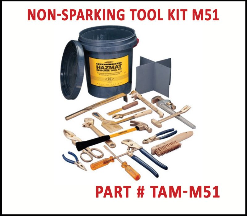 Team Equipment Non Sparking Hazmat Response Tool Kit