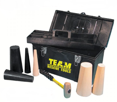 [TEAM-TP715] Team Equipment 6 pc. Hardwood & Neoprene Plug Kit Non-Sparking