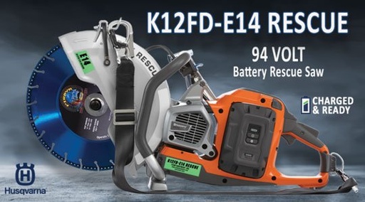 Team Equipment K12FD-E14 94v Battery Powered Rescue Saw