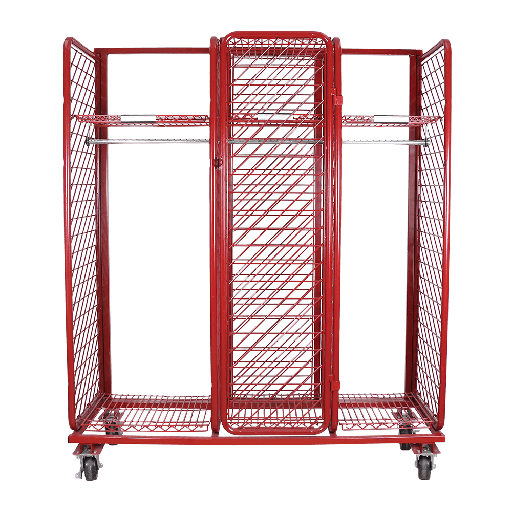 Ready Rack Single Sided Mobile Red Rack